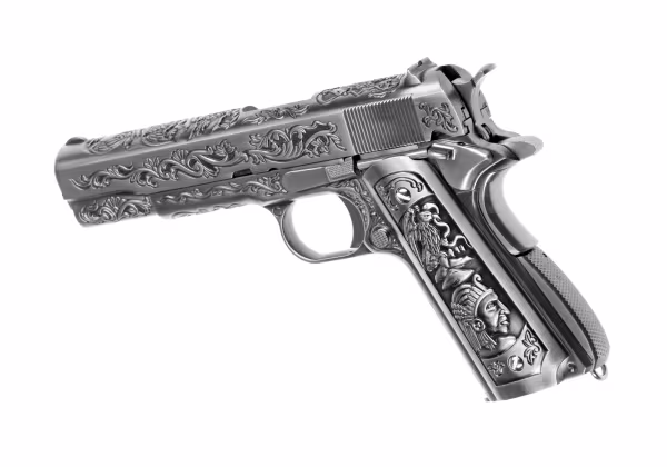 M 1911 Etched Full Metal GBB Floral