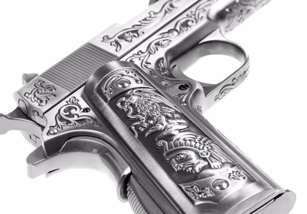 M 1911 Etched Full Metal GBB Floral – Image 4