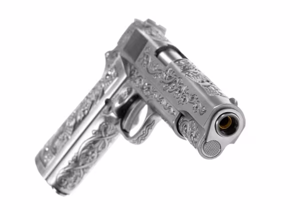 M 1911 Etched Full Metal GBB Floral – Image 5