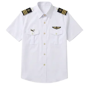 Chemise blanche uniforme militaire